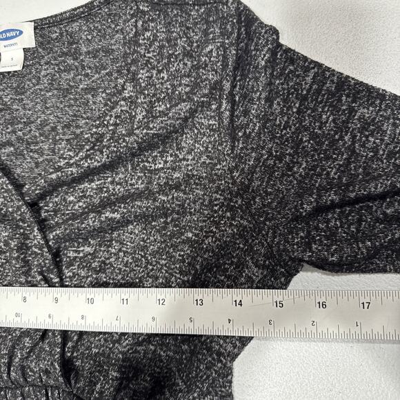 Old Navy Maternity Knit Top Small Wrap V Neck Long Sleeve Nursing Blouse Shirt - Picture 6 of 11